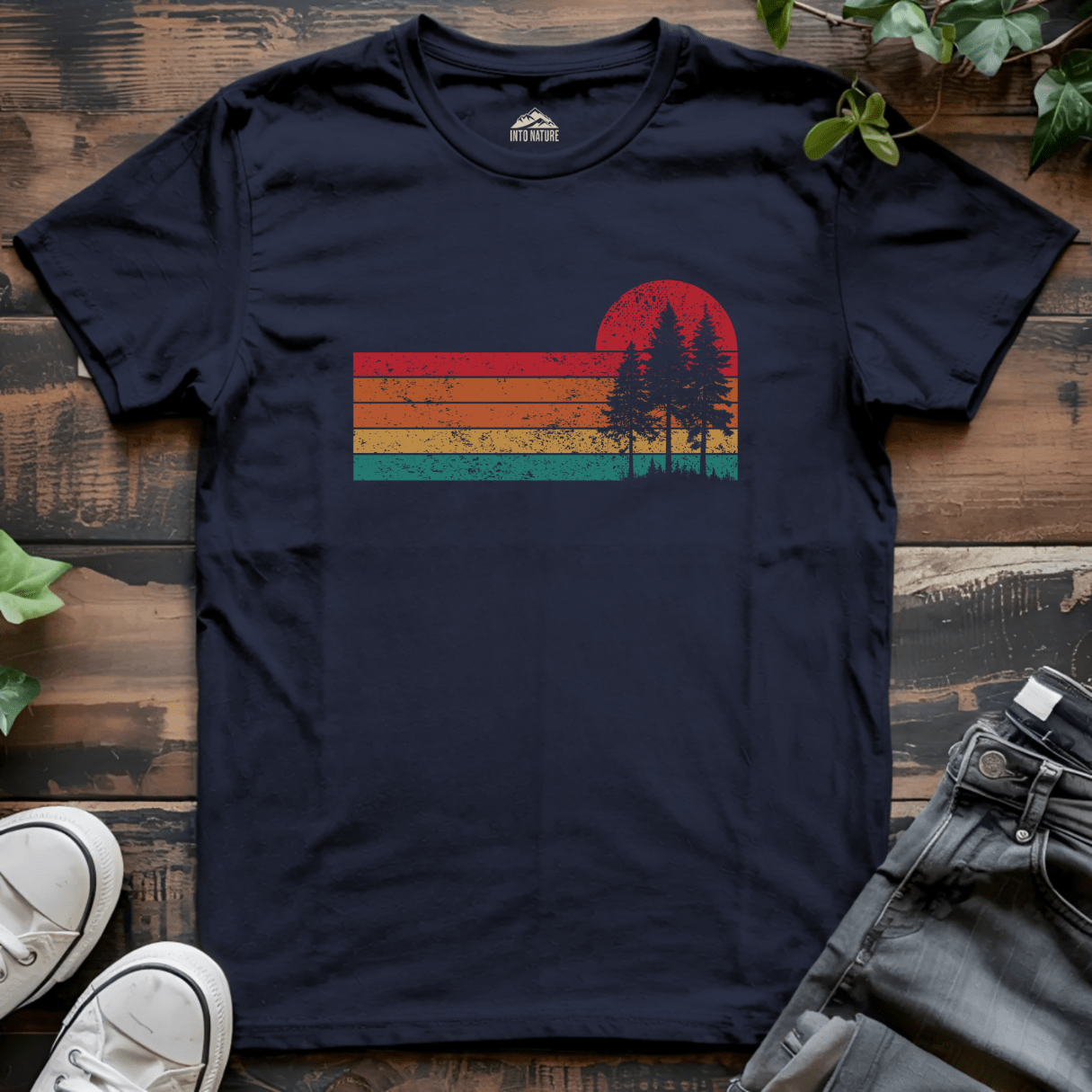 Vintage Sunset Trees Tee - Into Nature Co.