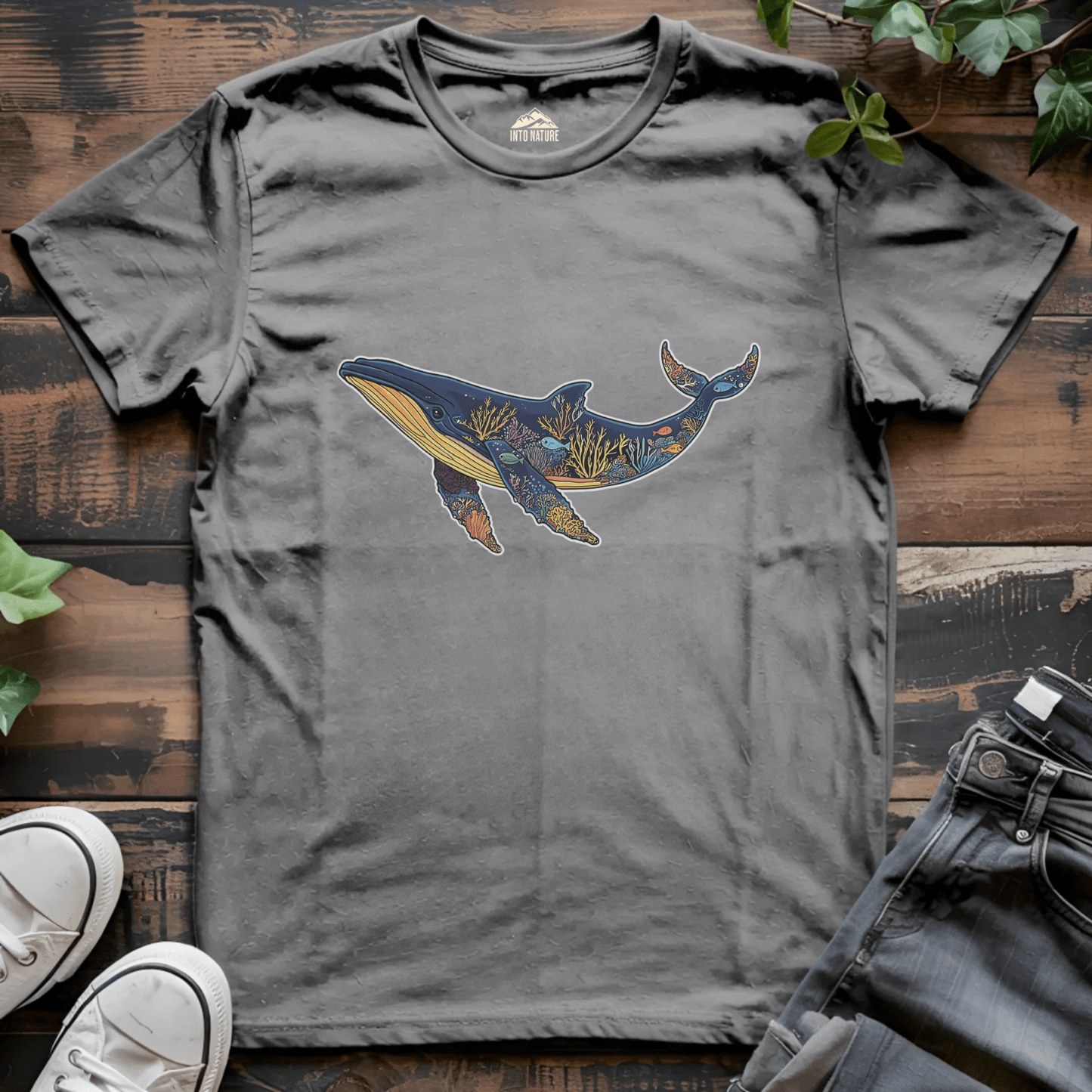 Whale Art Marine Tee - Into Nature Co.