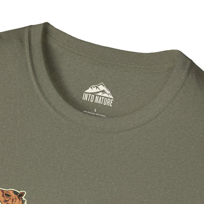 Desert Landscape Camel T-Shirt - Unisex Softstyle Tee for Nature Lovers