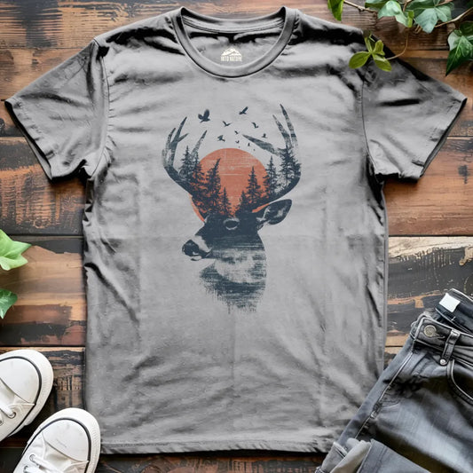 The Sunset Deer Tee
