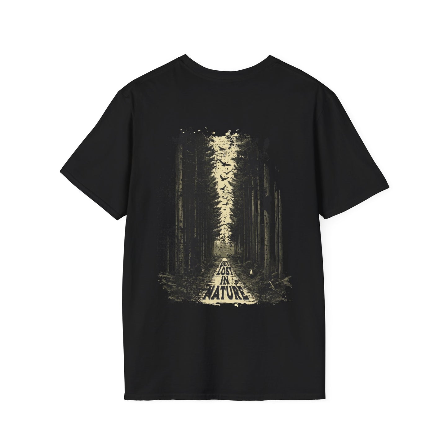 Get Lost in Nature Unisex Softstyle T-Shirt - Adventure & Outdoor Tee