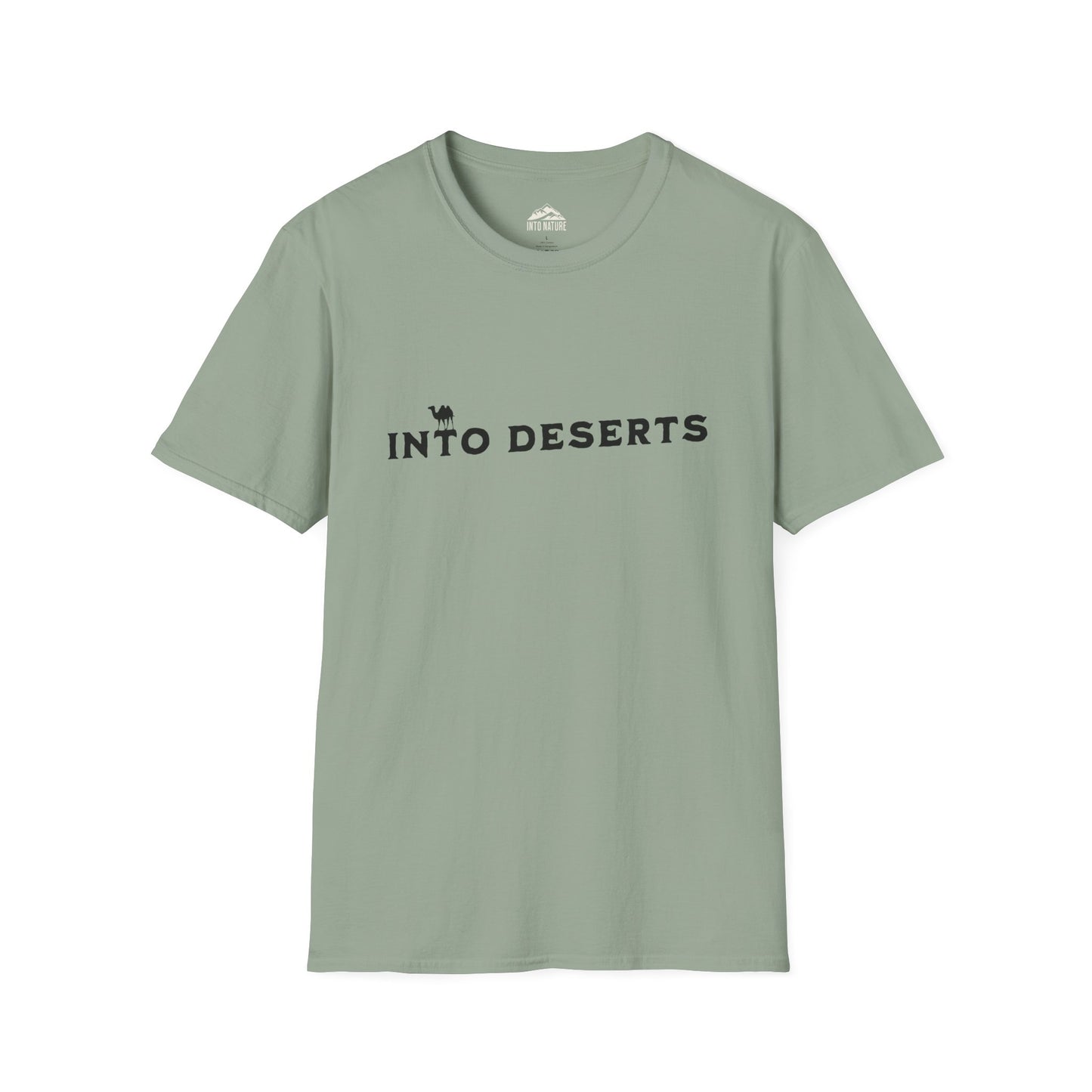 Unisex Softstyle T-Shirt - "Into Deserts" Adventure Tee for Nature Lovers