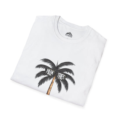 Unisex Softstyle T-Shirt - Palm Tree Beach Vibe Tee