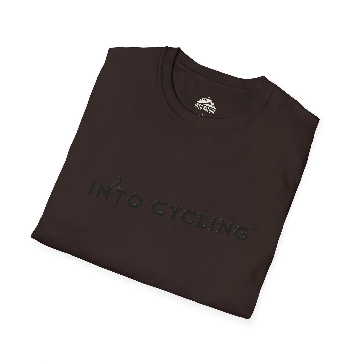 Unisex Softstyle T-Shirt - 'Into Cycling' Tee for Cycling Enthusiasts