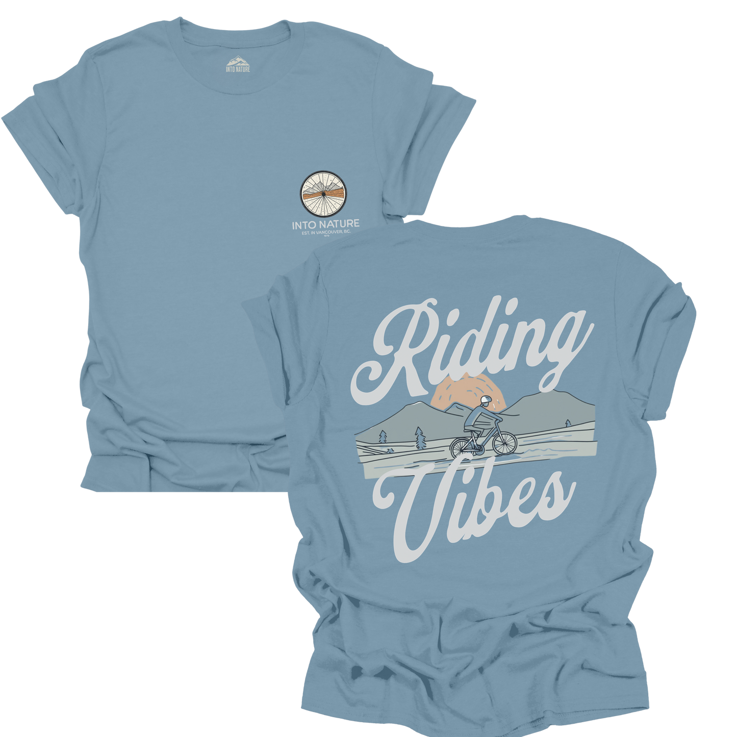 Unisex Softstyle T-Shirt - 'Riding Vibes' Nature-Inspired Graphic Tee