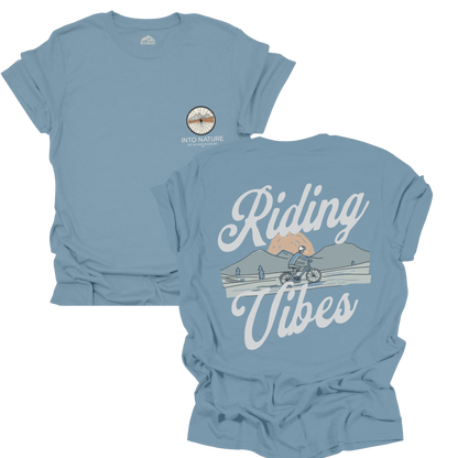 Unisex Softstyle T-Shirt - 'Riding Vibes' Nature-Inspired Graphic Tee