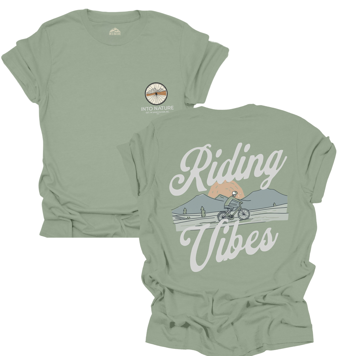 Unisex Softstyle T-Shirt - 'Riding Vibes' Nature-Inspired Graphic Tee