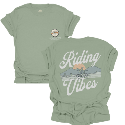 Unisex Softstyle T-Shirt - 'Riding Vibes' Nature-Inspired Graphic Tee