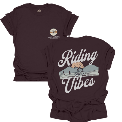 Unisex Softstyle T-Shirt - 'Riding Vibes' Nature-Inspired Graphic Tee