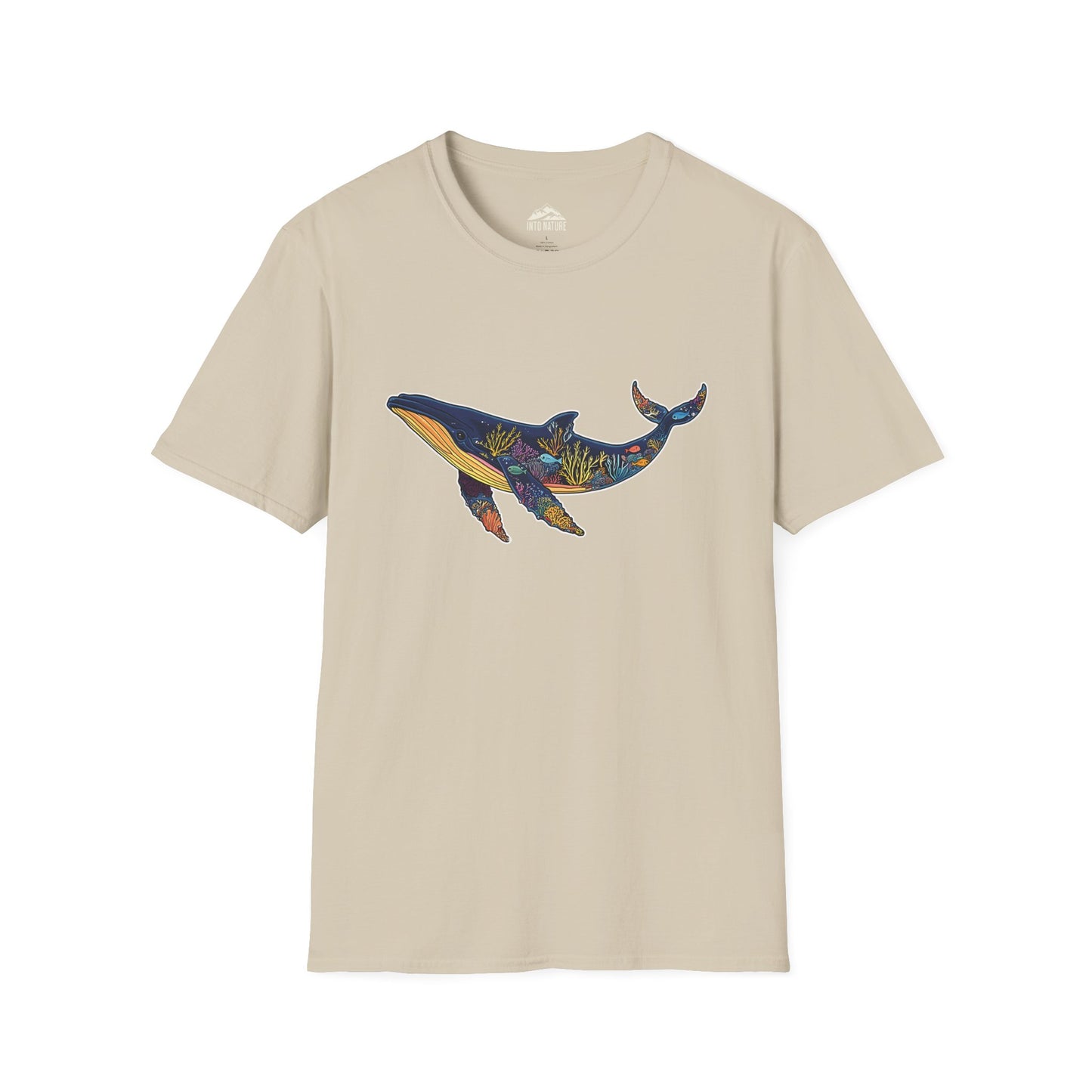 Whale Art Unisex Softstyle T-Shirt – Ocean Lovers Tee