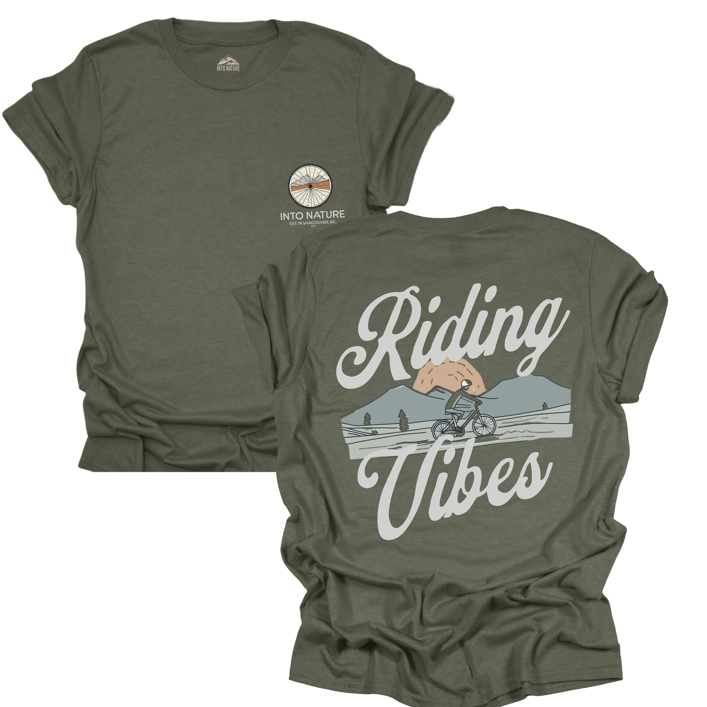 Unisex Softstyle T-Shirt - 'Riding Vibes' Nature-Inspired Graphic Tee