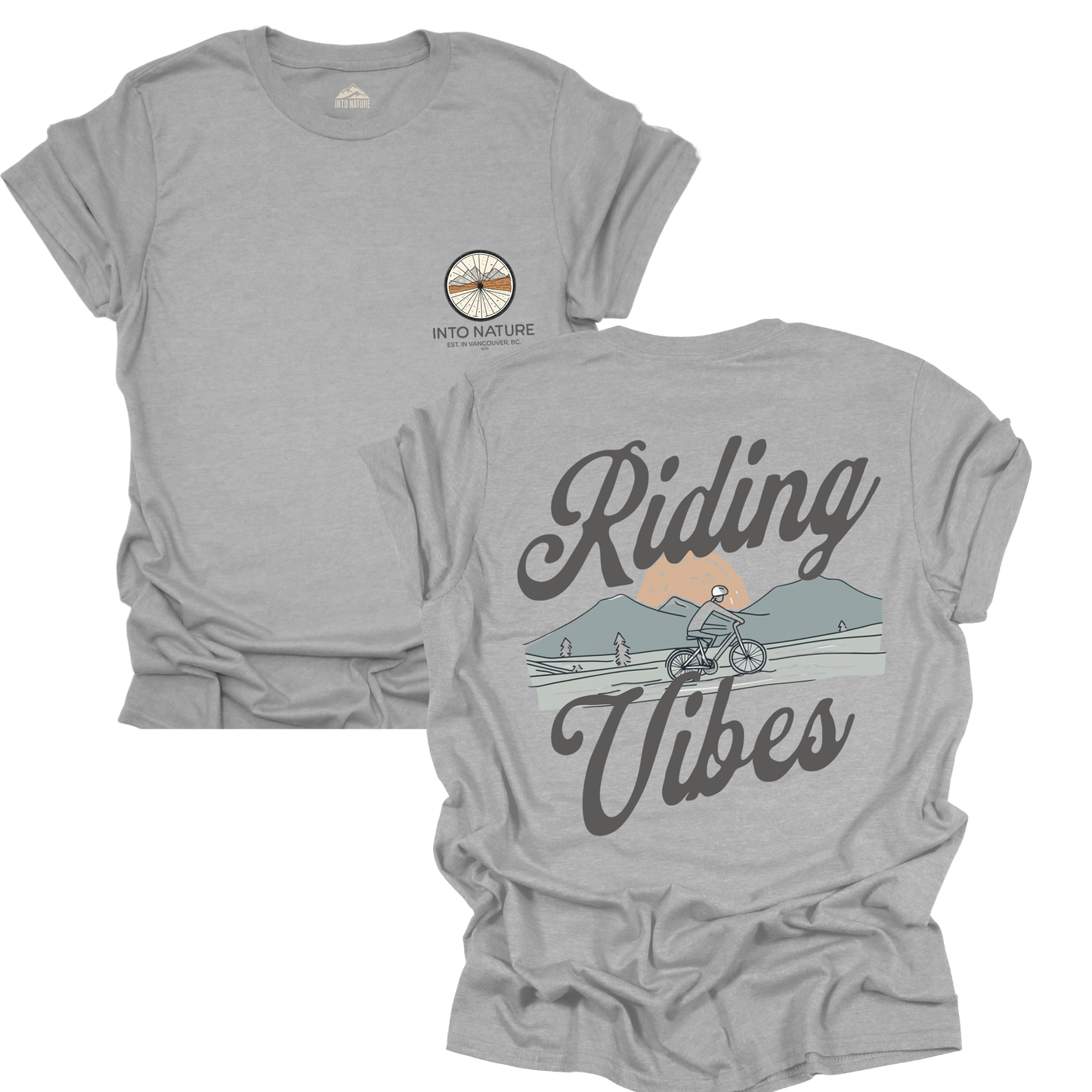 Unisex Softstyle T-Shirt - 'Riding Vibes' Nature-Inspired Graphic Tee