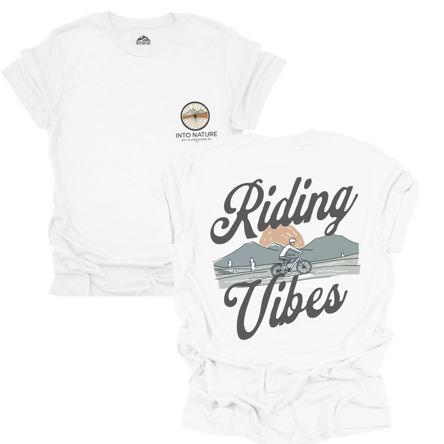 Unisex Softstyle T-Shirt - 'Riding Vibes' Nature-Inspired Graphic Tee