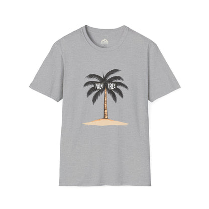 Unisex Softstyle T-Shirt - Palm Tree Beach Vibe Tee