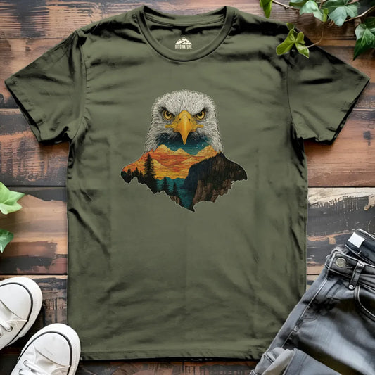 Nature Landscape Eagle Tee