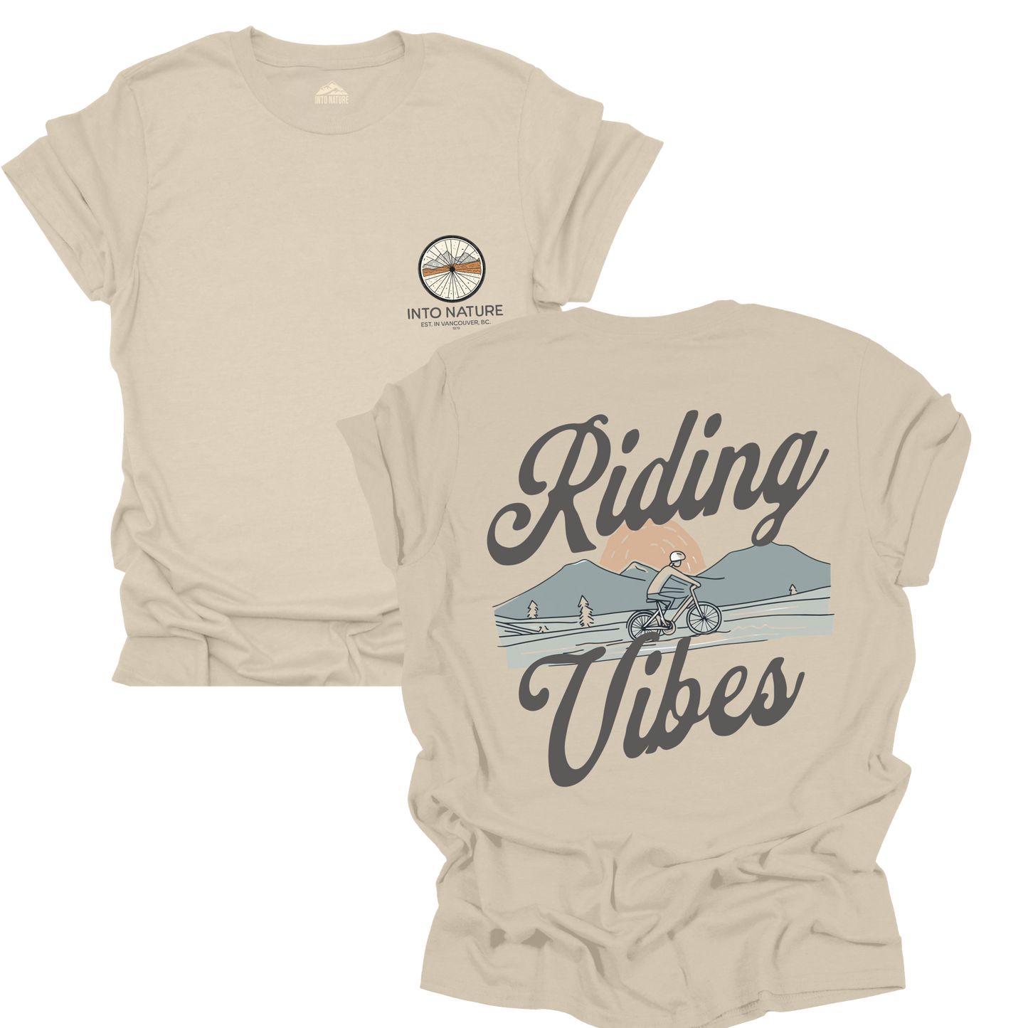 Unisex Softstyle T-Shirt - 'Riding Vibes' Nature-Inspired Graphic Tee