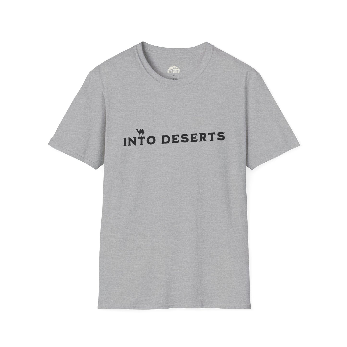 Unisex Softstyle T-Shirt - "Into Deserts" Adventure Tee for Nature Lovers