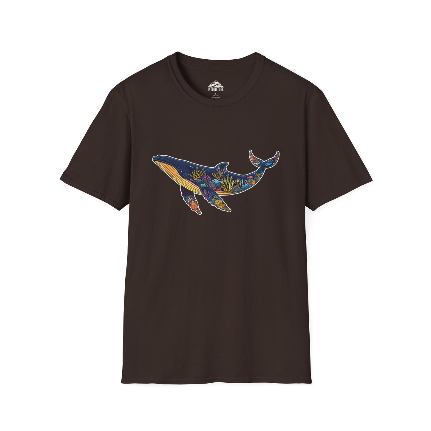 Whale Art Unisex Softstyle T-Shirt – Ocean Lovers Tee