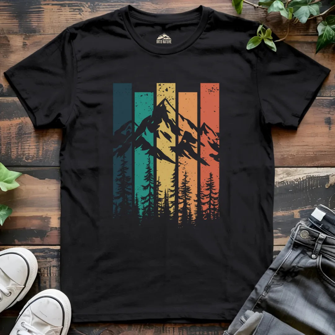 Mountain Retro Sunset Tee
