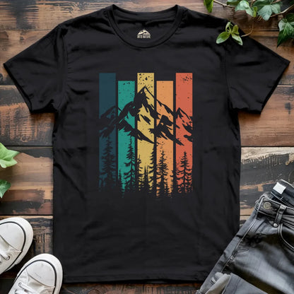 Mountain Retro Sunset Tee