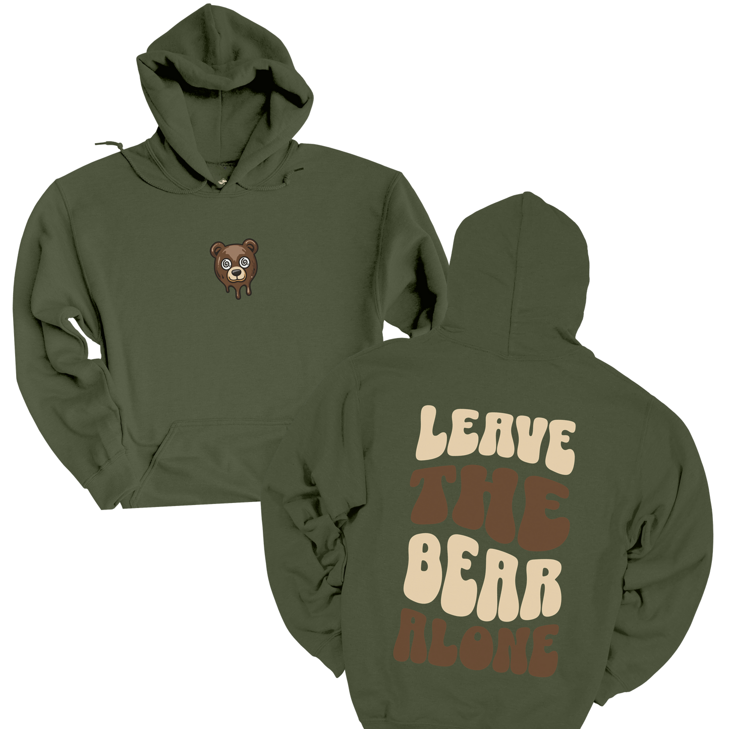 Leave The Bear Alone Sweatshirt - Cozy Unisex Hoodie for Animal Lovers