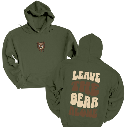 Leave The Bear Alone Sweatshirt - Cozy Unisex Hoodie for Animal Lovers