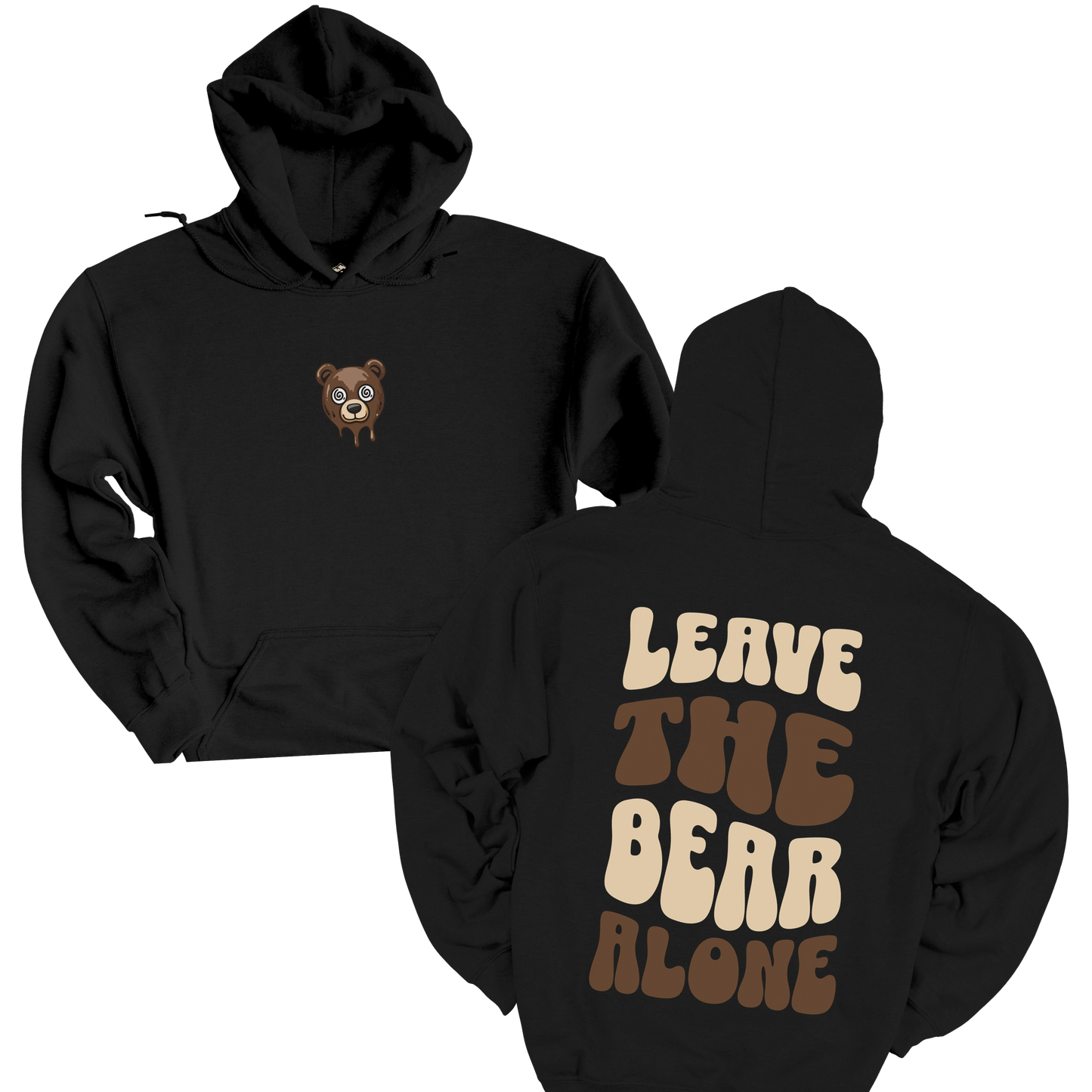 Leave The Bear Alone Sweatshirt - Cozy Unisex Hoodie for Animal Lovers