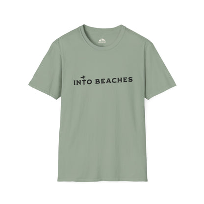 Into Beaches Unisex Softstyle T-Shirt - Summer Vibes Tee for Beach Lovers