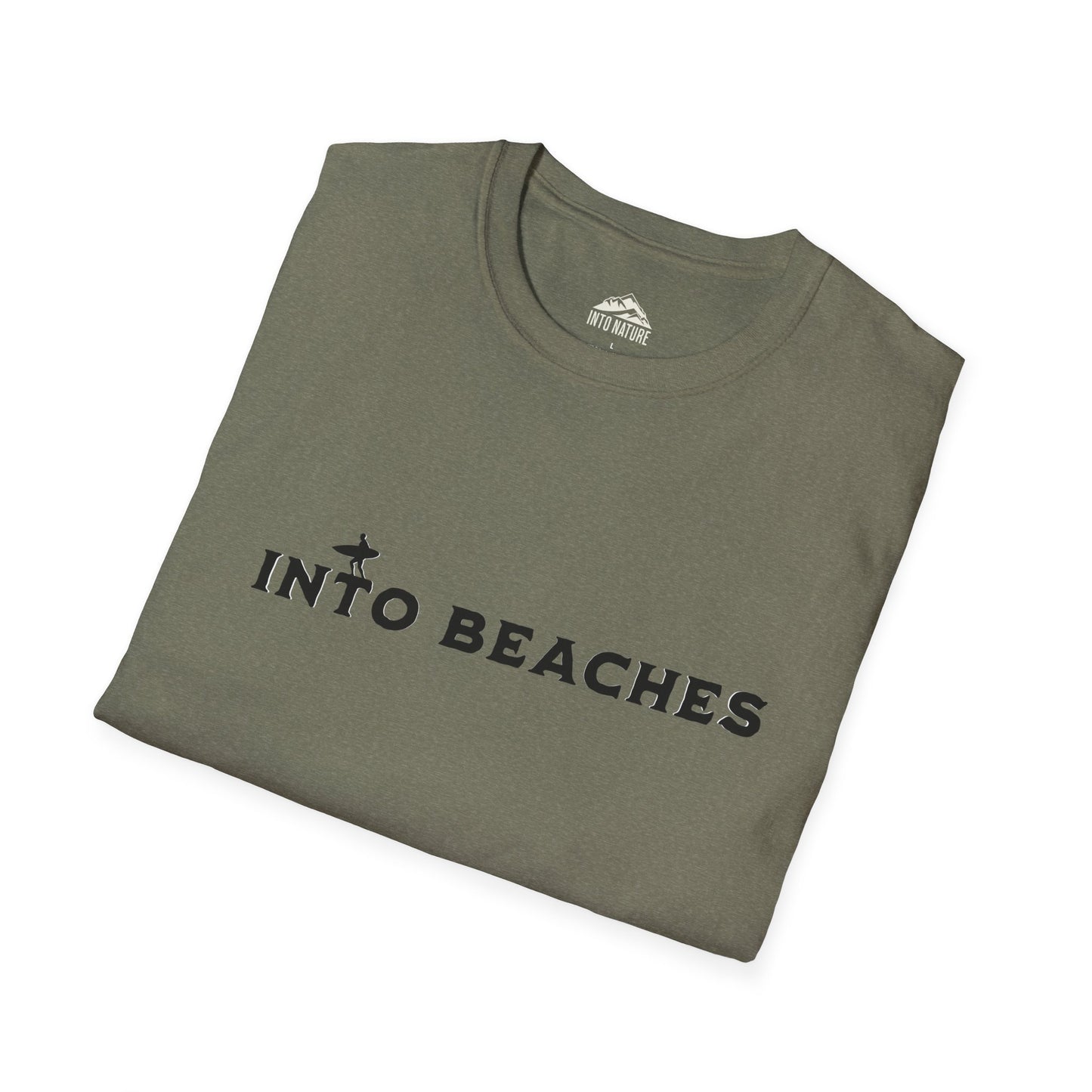 Into Beaches Unisex Softstyle T-Shirt - Summer Vibes Tee for Beach Lovers