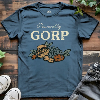 Powered by "GORP" Trail Snacks Tee