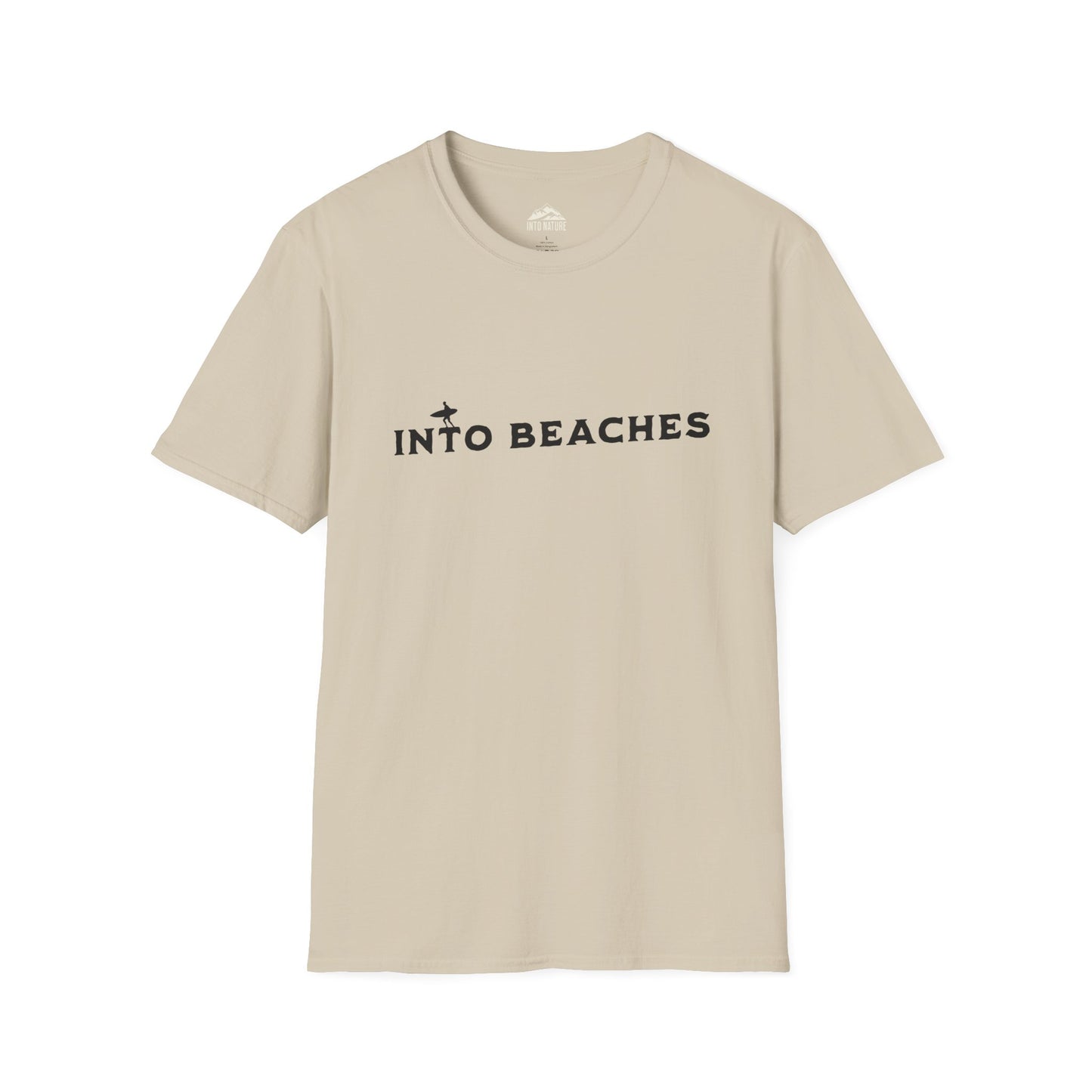 Into Beaches Unisex Softstyle T-Shirt - Summer Vibes Tee for Beach Lovers