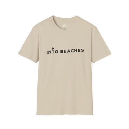 Into Beaches Unisex Softstyle T-Shirt - Summer Vibes Tee for Beach Lovers