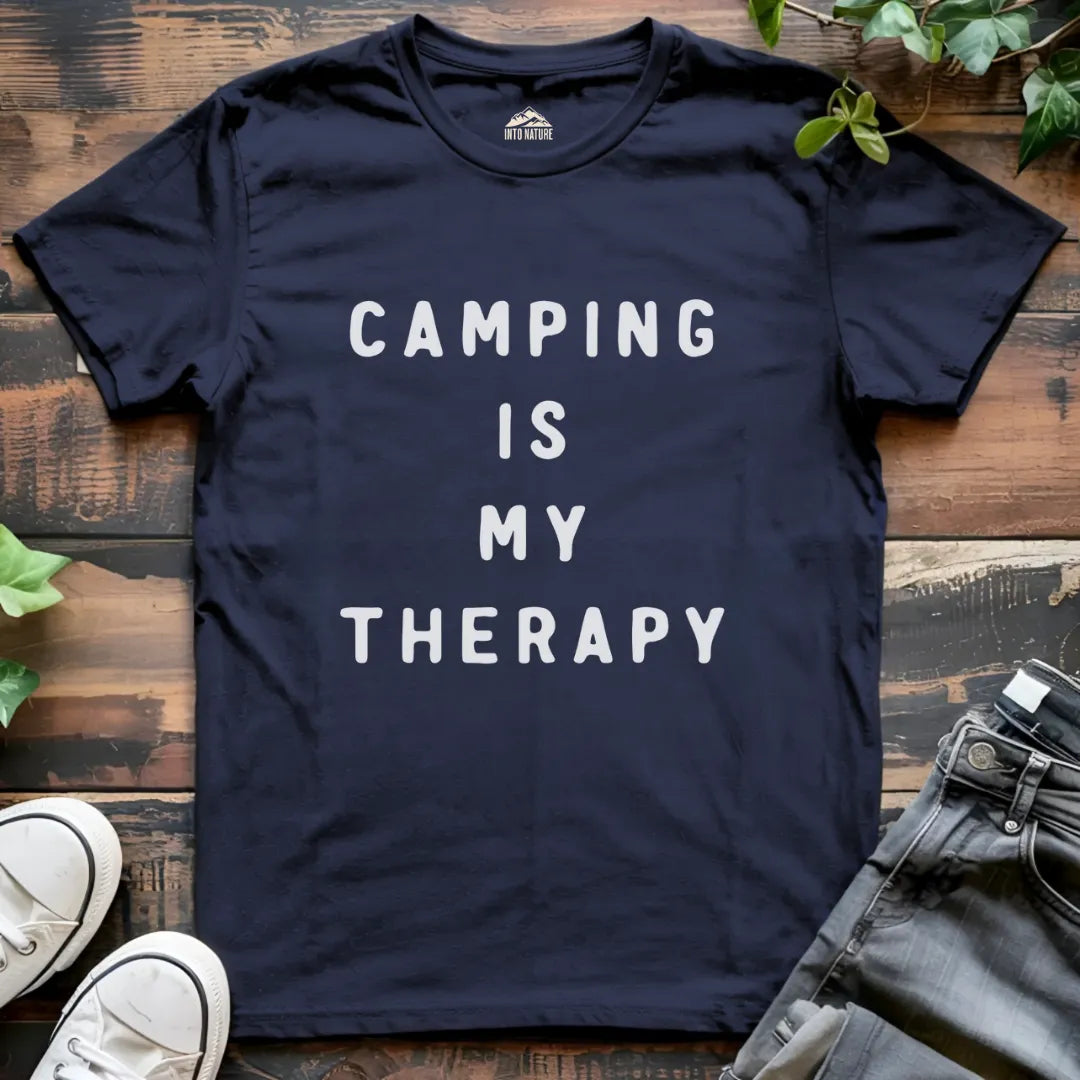 Camping Is My Therapy Tee