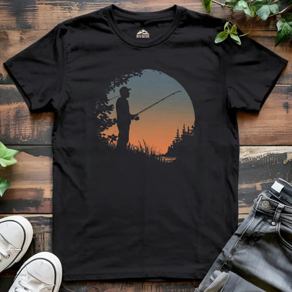 Fishing Sunset Tee