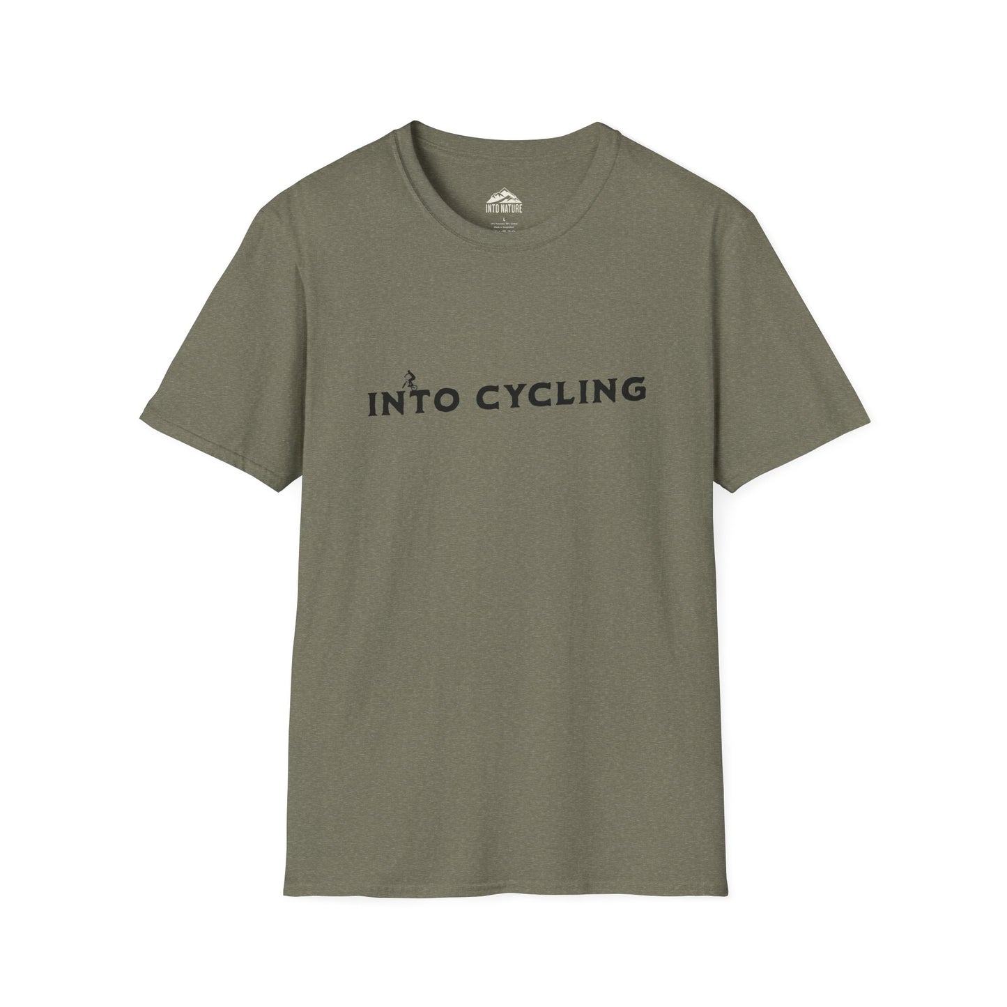 Unisex Softstyle T-Shirt - 'Into Cycling' Tee for Cycling Enthusiasts