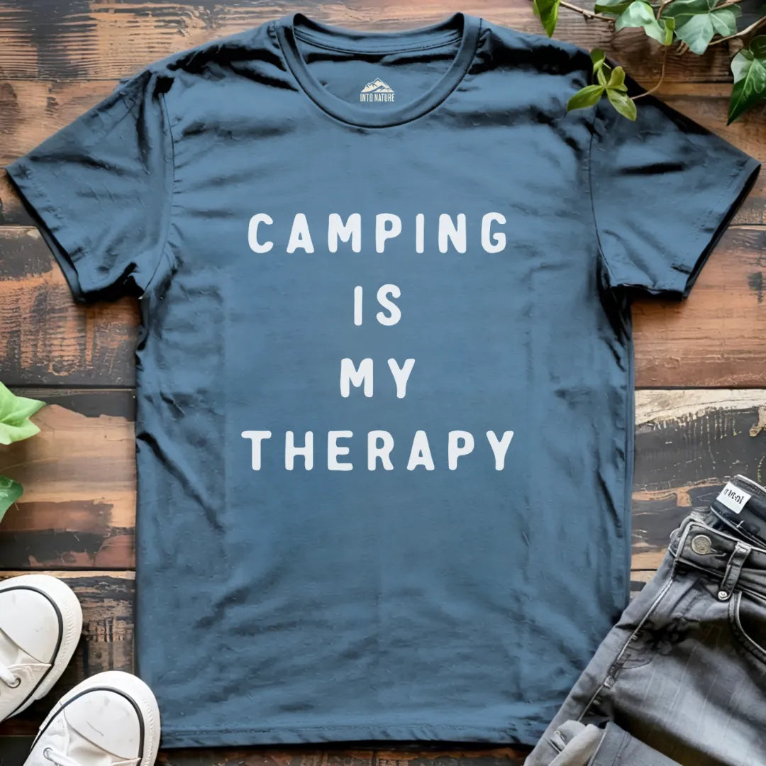 Camping Is My Therapy Tee