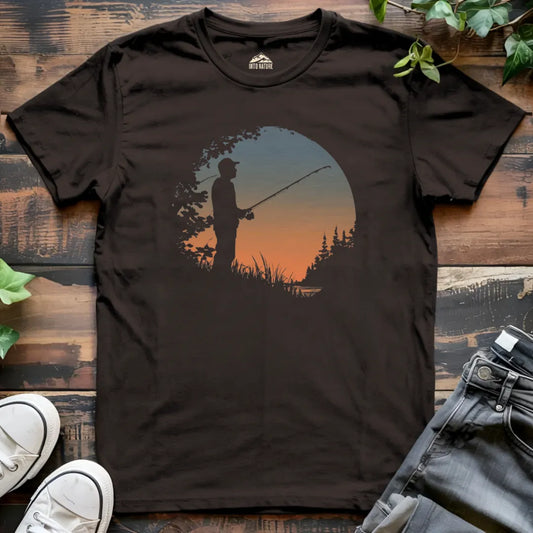 Fishing Sunset Tee