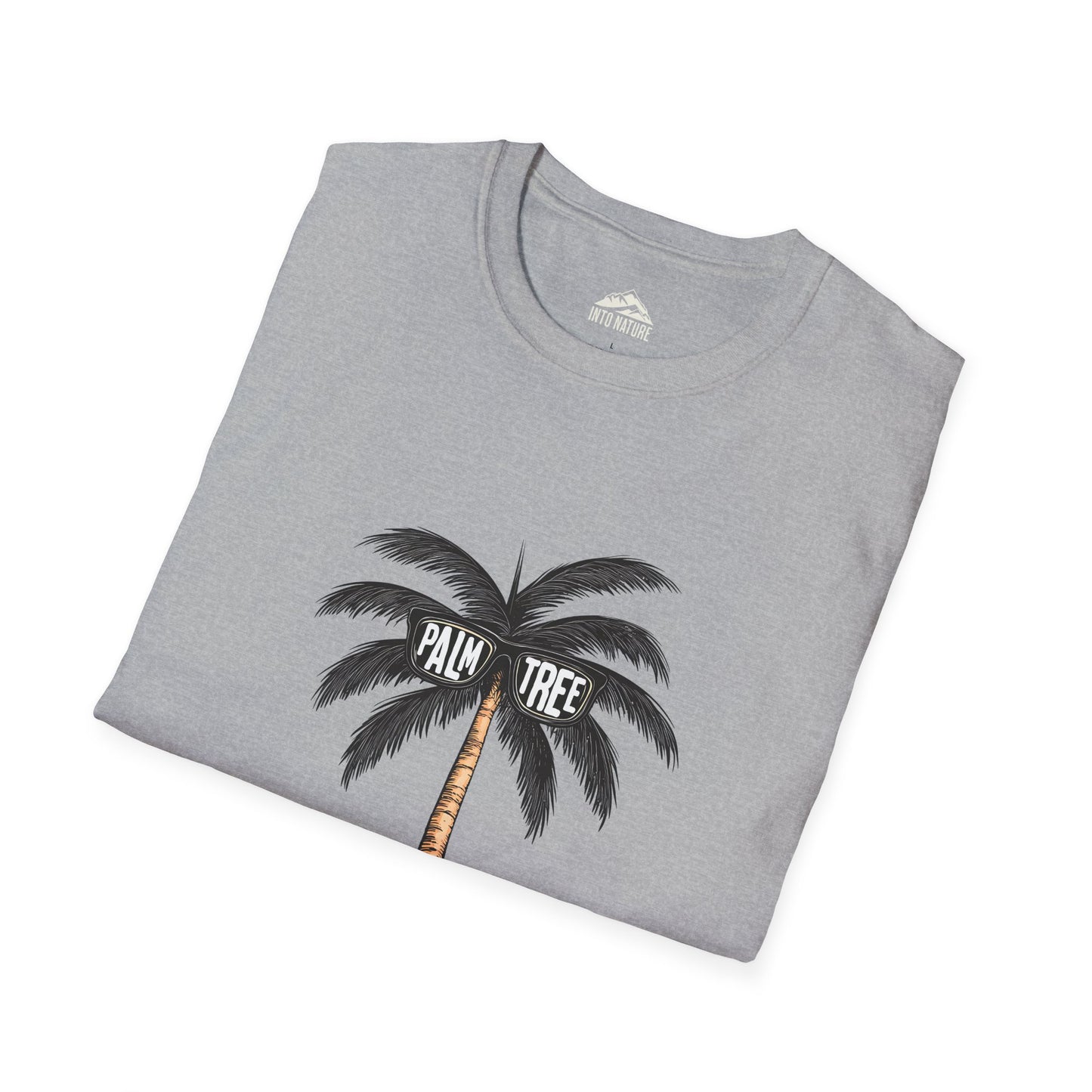 Unisex Softstyle T-Shirt - Palm Tree Beach Vibe Tee