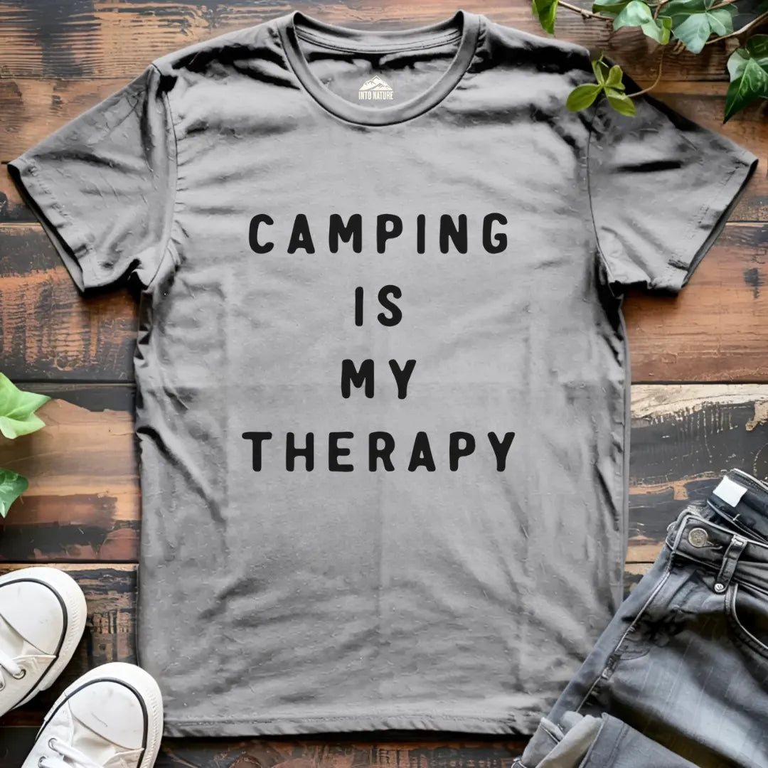 Camping Is My Therapy Tee