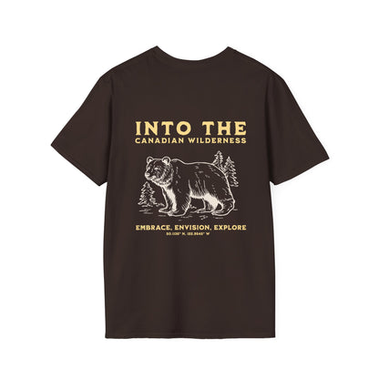 Adventure-Inspired Unisex T-Shirt - Into Nature & Canadian Wilderness Design