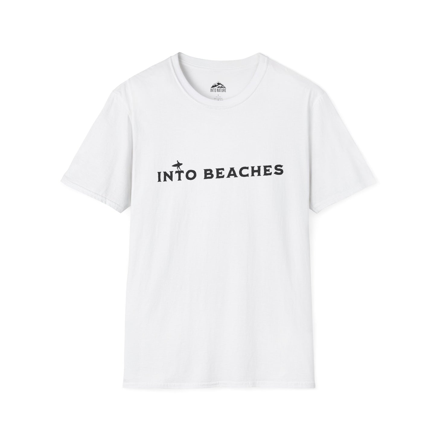 Into Beaches Unisex Softstyle T-Shirt - Summer Vibes Tee for Beach Lovers