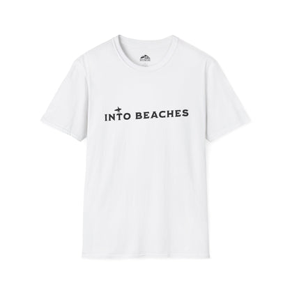 Into Beaches Unisex Softstyle T-Shirt - Summer Vibes Tee for Beach Lovers