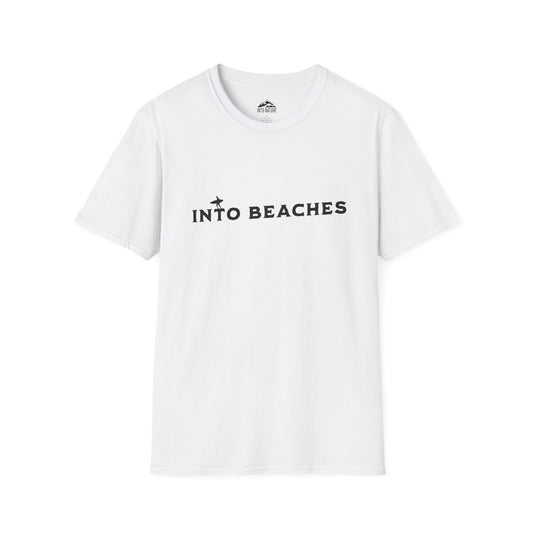 Into Beaches Unisex Softstyle T-Shirt - Summer Vibes Tee for Beach Lovers