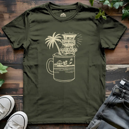 Coastal Caffeine Tee