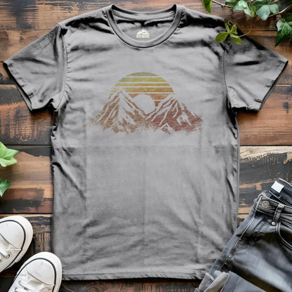 The Rainbow Mountain Sunset Tee