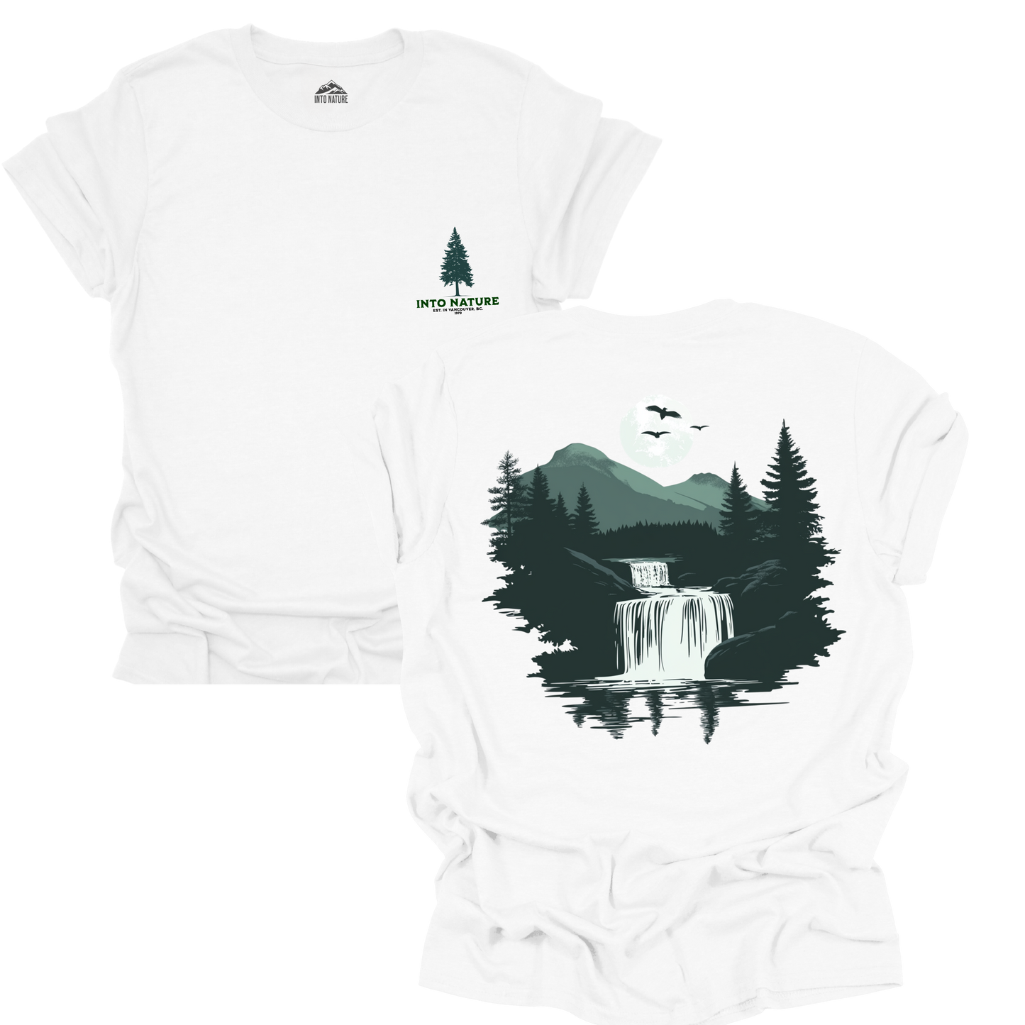 Into Nature Unisex Softstyle T-Shirt - Adventure & Outdoor Graphic Tee