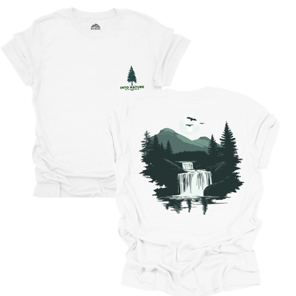 Into Nature Unisex Softstyle T-Shirt - Adventure & Outdoor Graphic Tee