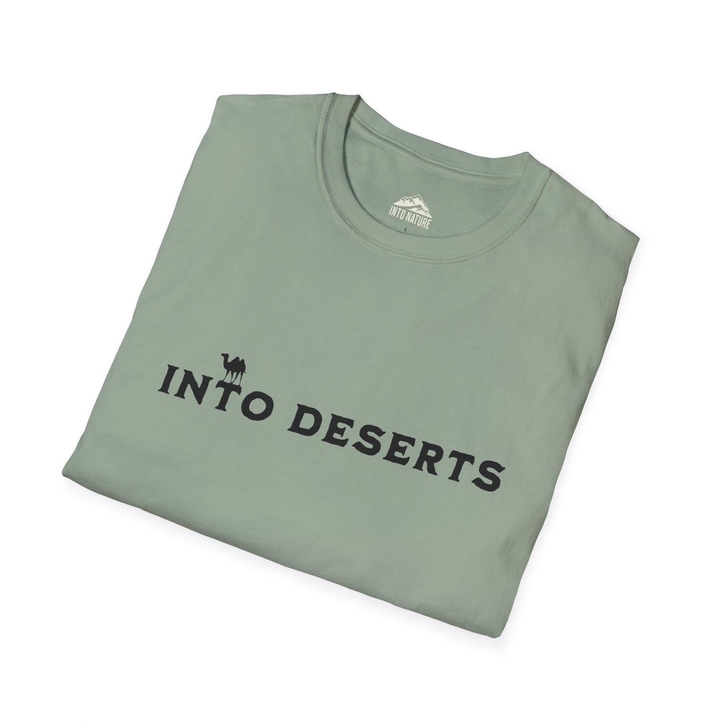 Unisex Softstyle T-Shirt - "Into Deserts" Adventure Tee for Nature Lovers