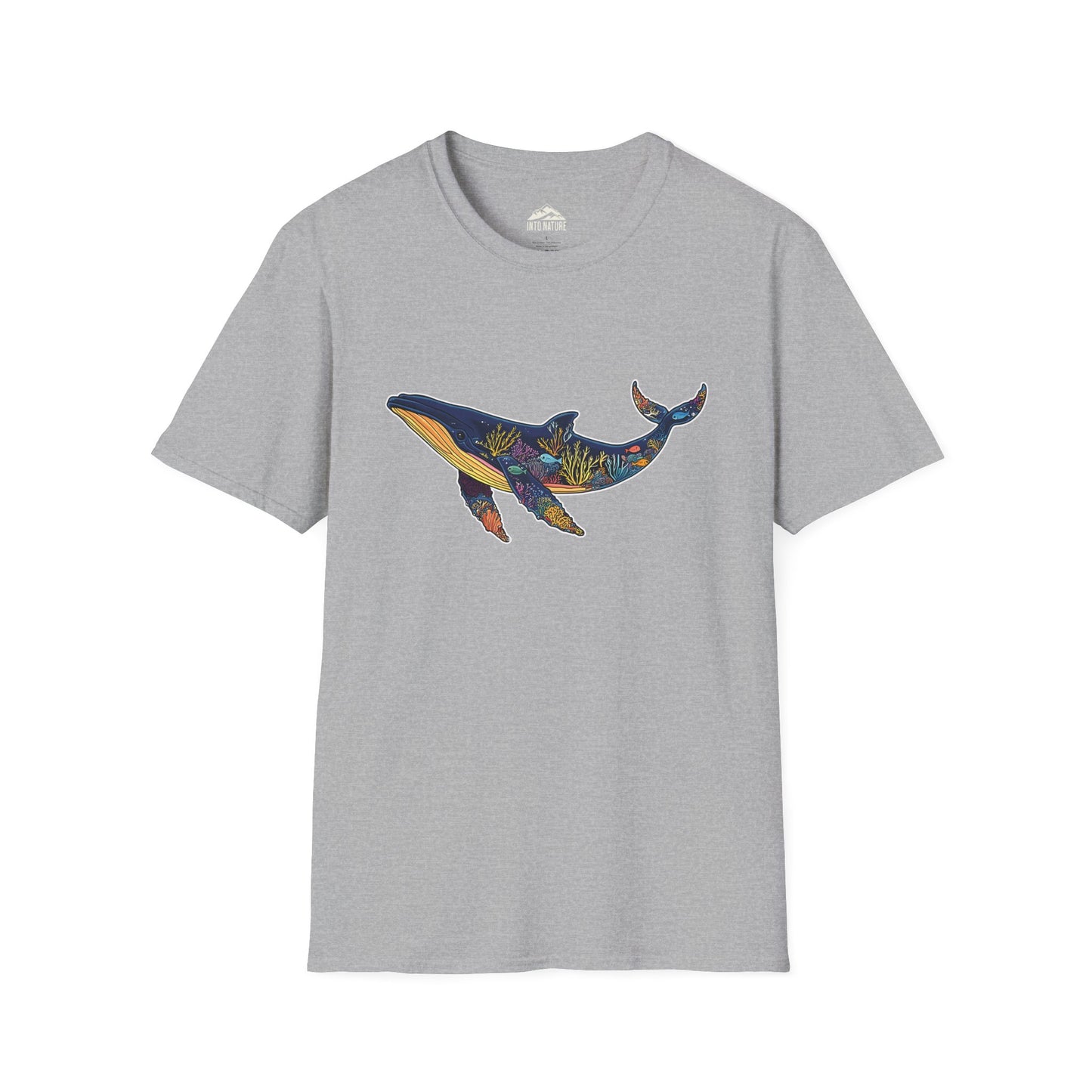 Whale Art Unisex Softstyle T-Shirt – Ocean Lovers Tee