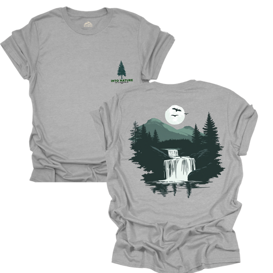 Into Nature Unisex Softstyle T-Shirt - Adventure & Outdoor Graphic Tee